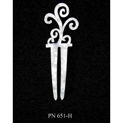 Peinecillo  fabricado en celuloide.