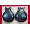 Castañuela profesional negra en fibra medida nº 6